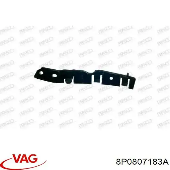 Купити 8P0807183A VAG Кронштейн бампера переднього, лівий