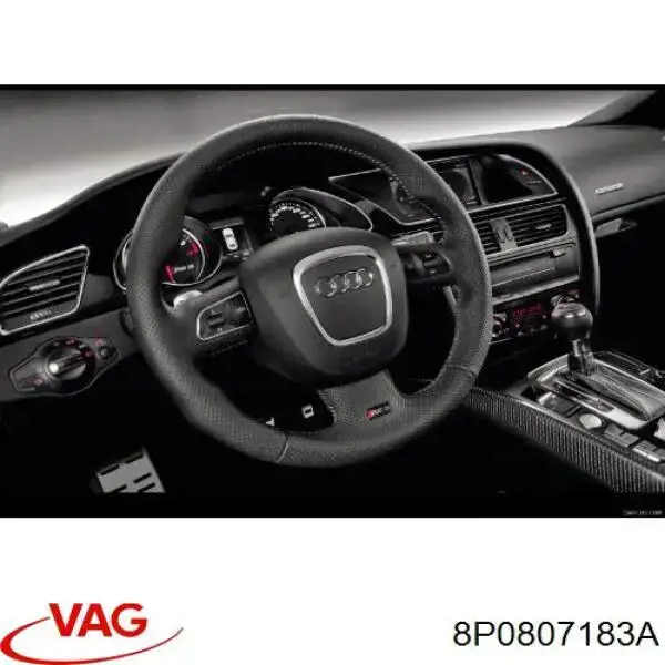 Кронштейн бампера переднього, лівий 8P0807183A VAG