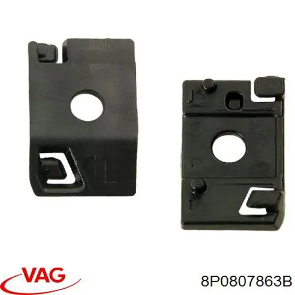 8P0807863B VAG Лівий кронштейн переднього бампера