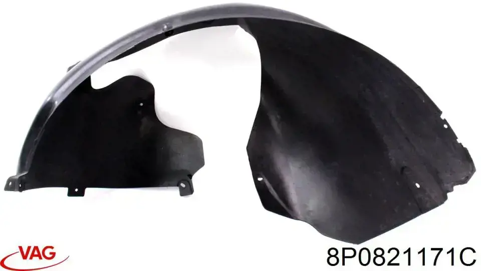 Купити 8P0821171C VAG Підкрилок переднього крила, лівий задній