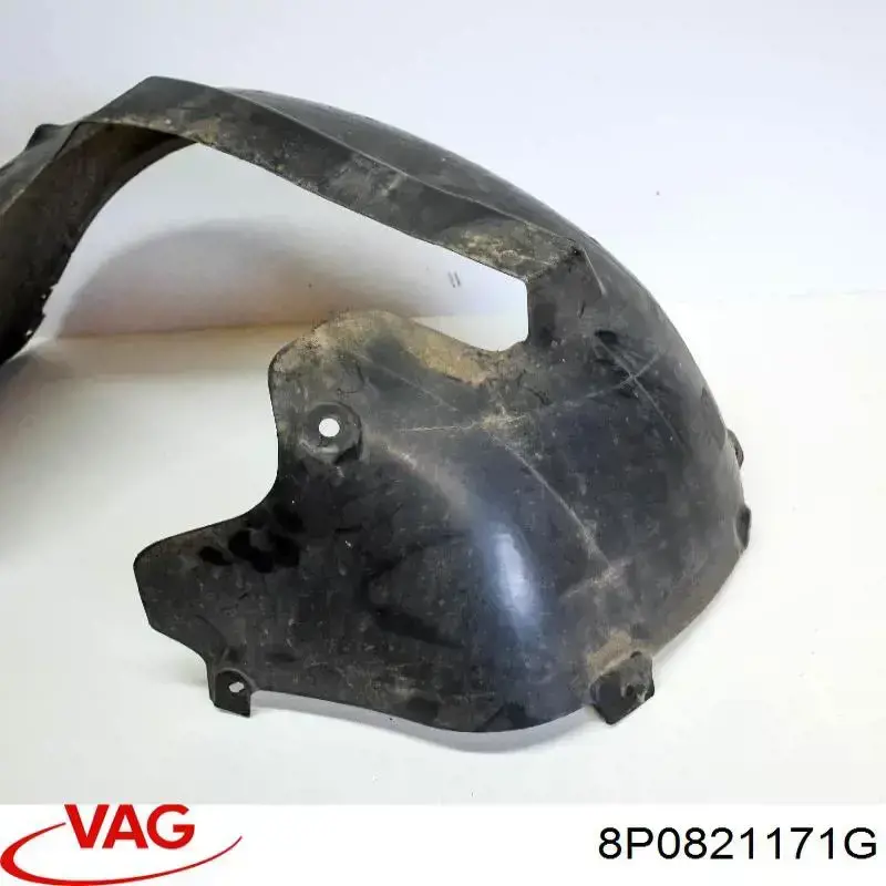 Підкрилок переднього крила, лівий задній VAG 8P0821171G ціна, від 13.33 USD
