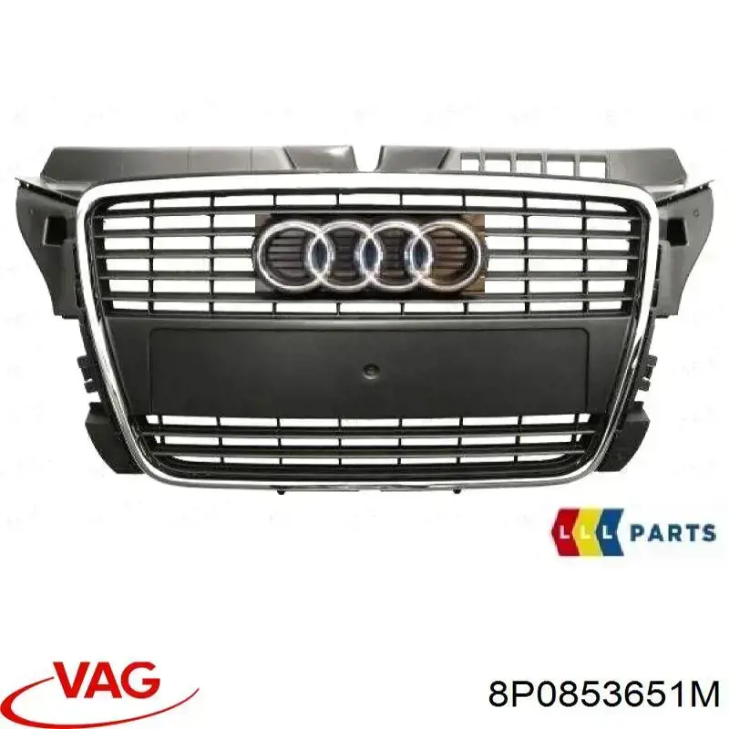 8P0853651M VAG Решітка радіатора