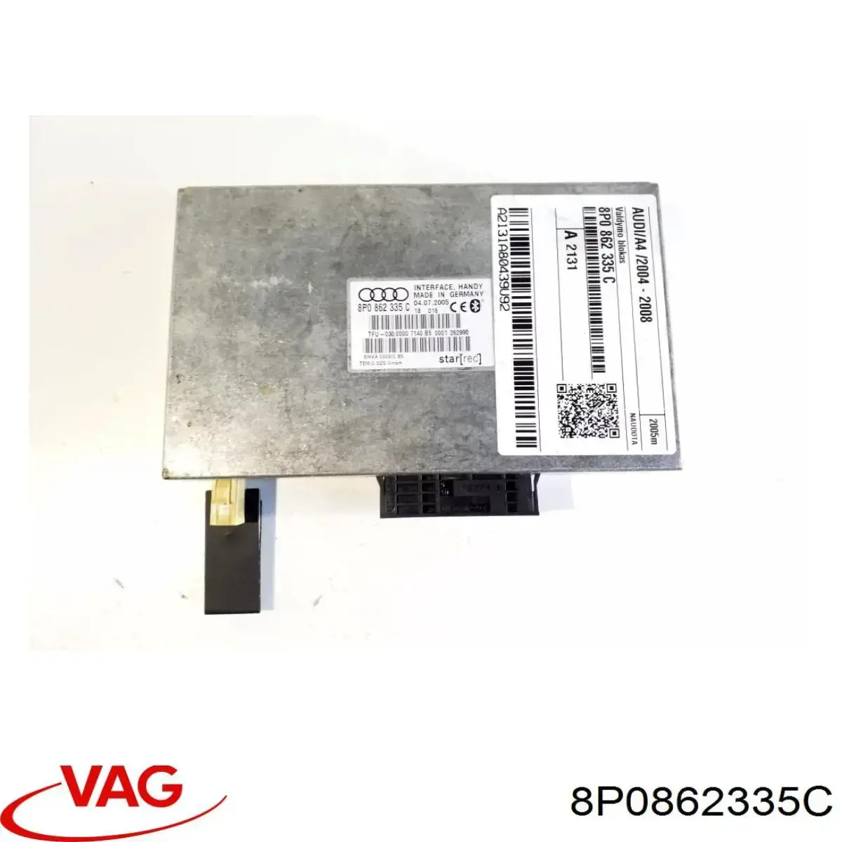 8P0862335C VAG Блок керування Bluetooth