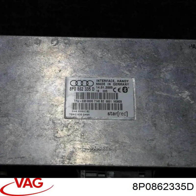 Блок керування Bluetooth VAG 8P0862335D ціна, від 25.34 USD