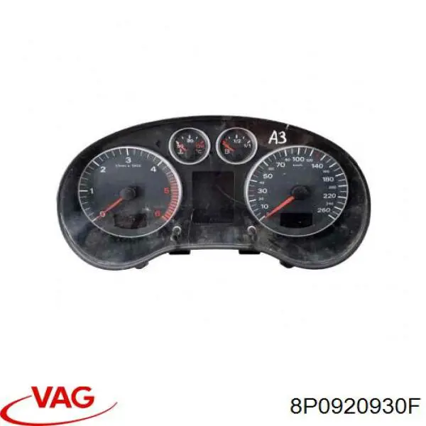8P0920930F VAG Щиток приладів додатковий
