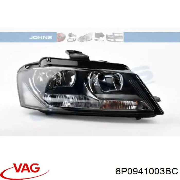 Купити 8P0941003BC VAG Основна фара в зборі ліва