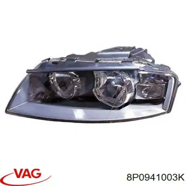 Купити 8P0941003K VAG Основна фара в зборі ліва