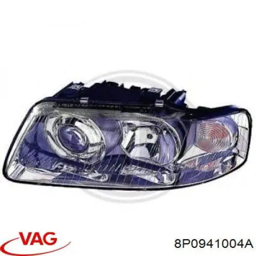 8P0941004A VAG Основна фара - вставка