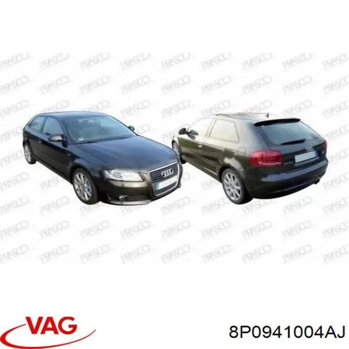 8P0941004AJ VAG Основна фара - вставка