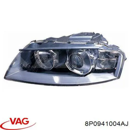 Купити 8P0941004AJ VAG Права блок фара