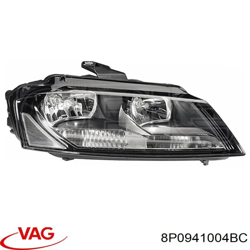 Фара правая VAG 8P0941004BC ціна, від 345.01 USD