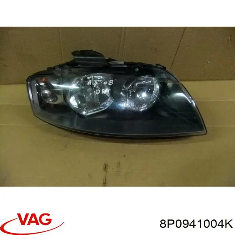 8P0941004K VAG Основна фара - вставка