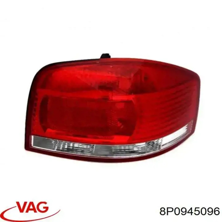 Задній правий зовнішній ліхтар VAG 8P0945096 ціна, від 59.24 USD