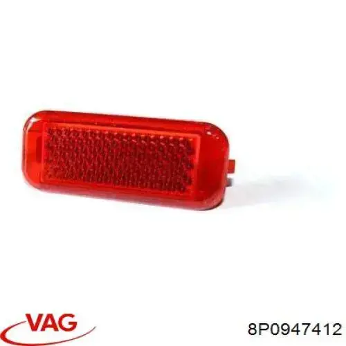 Купити 8P0947412 VAG Катафот (відбивач) заднього бампера