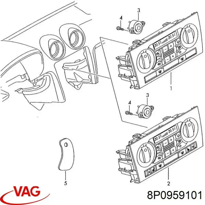  8P0959101 VAG