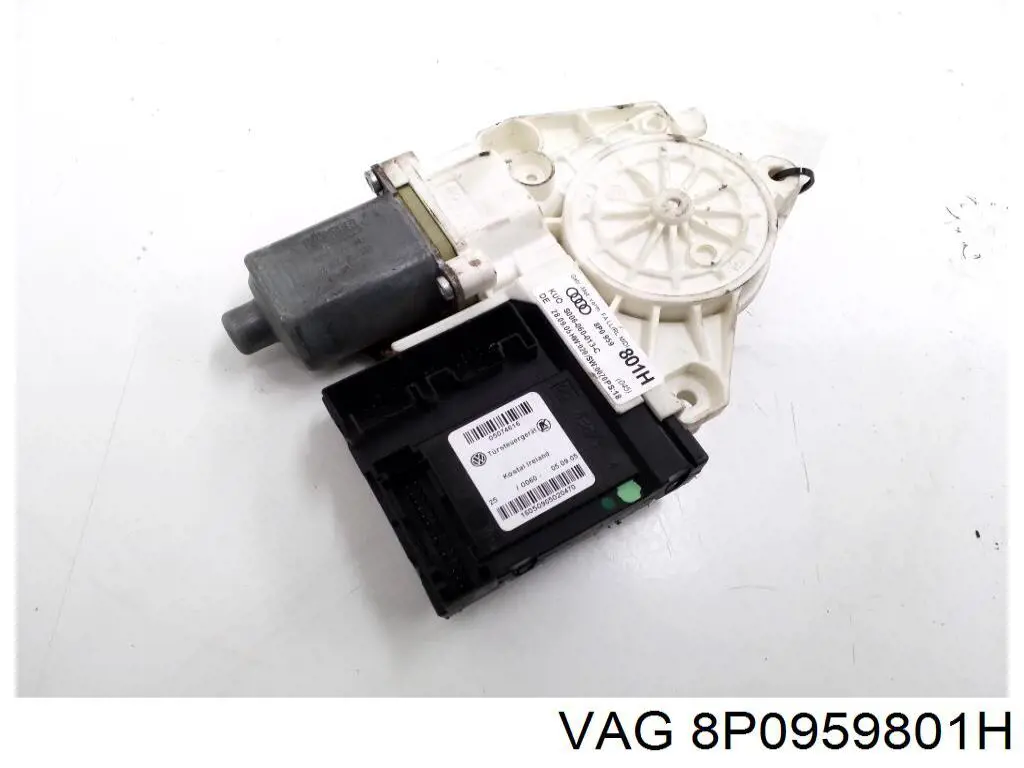 Купити 8P0959801H VAG Двигун склопідіймача двері передньої, лівої