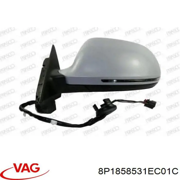 Купити 8P1858531EC01C VAG Бічне дзеркало заднього виду ліве