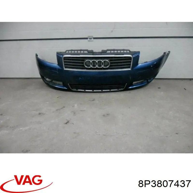 8P3807437 VAG Бампер передній в зборі