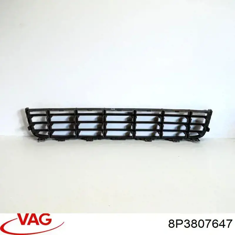 Решітка переднього бампера, центральна VAG 8P3807647 ціна, від 67.57 USD