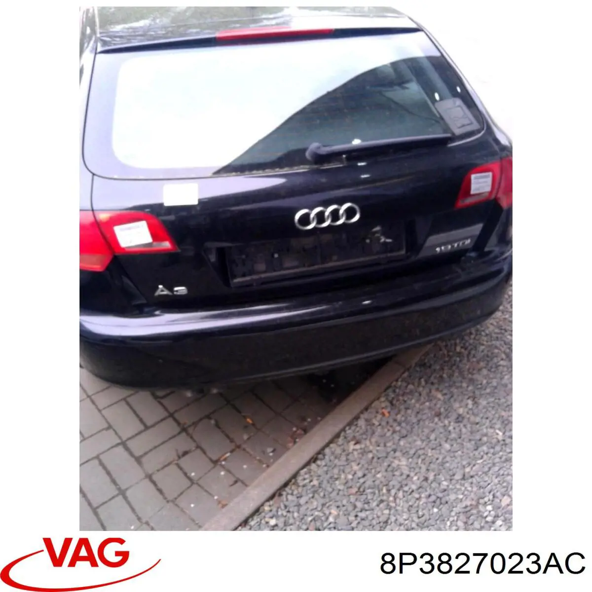 Двері задні, багажні (3-і)/(5-і) (ляда) Audi A3 (8P1) (Ауді А3)