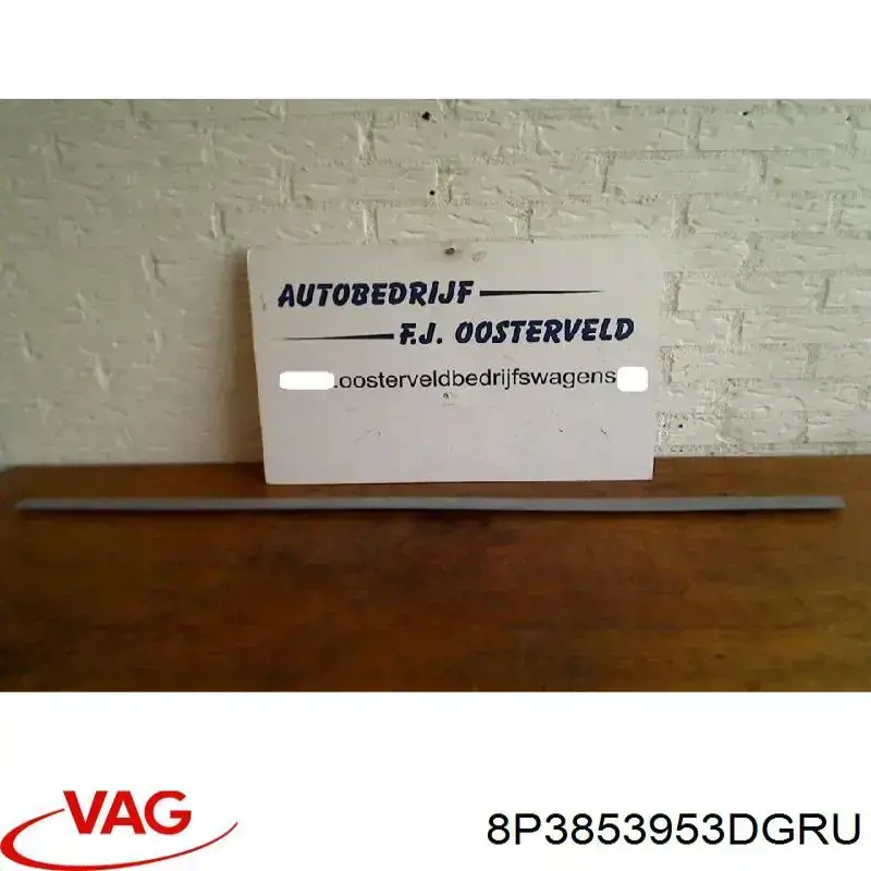 Молдинг передньої лівої двері VAG 8P3853953D ціна, від 22.31 USD