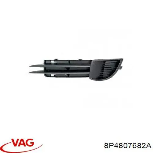 Купити 8P4807682A VAG Решітка переднього бампера, права