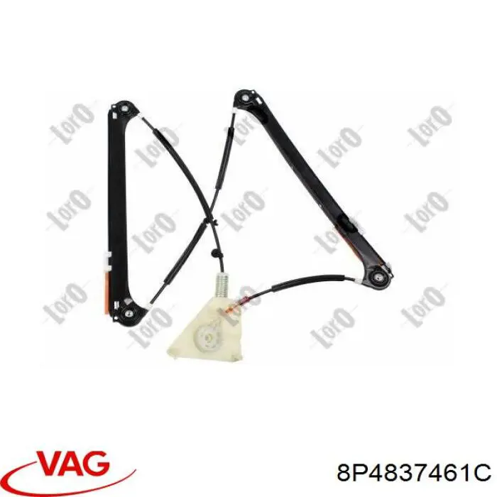 Купити 8P4837461C VAG Механізм стеклопідйомника водійських дверей