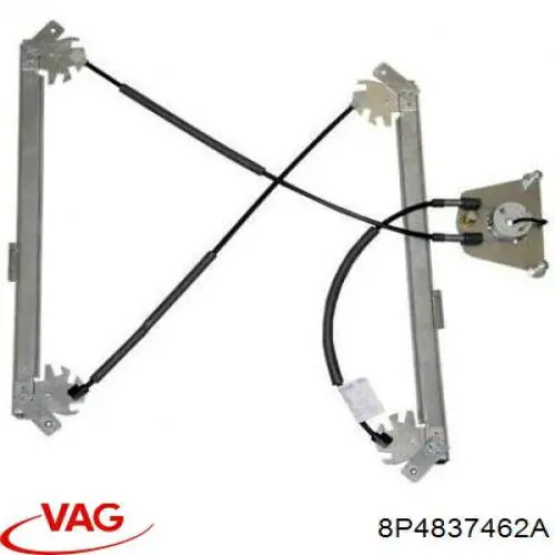 Механізм склопідіймача двері передньої, правої 8P4837462B VAG