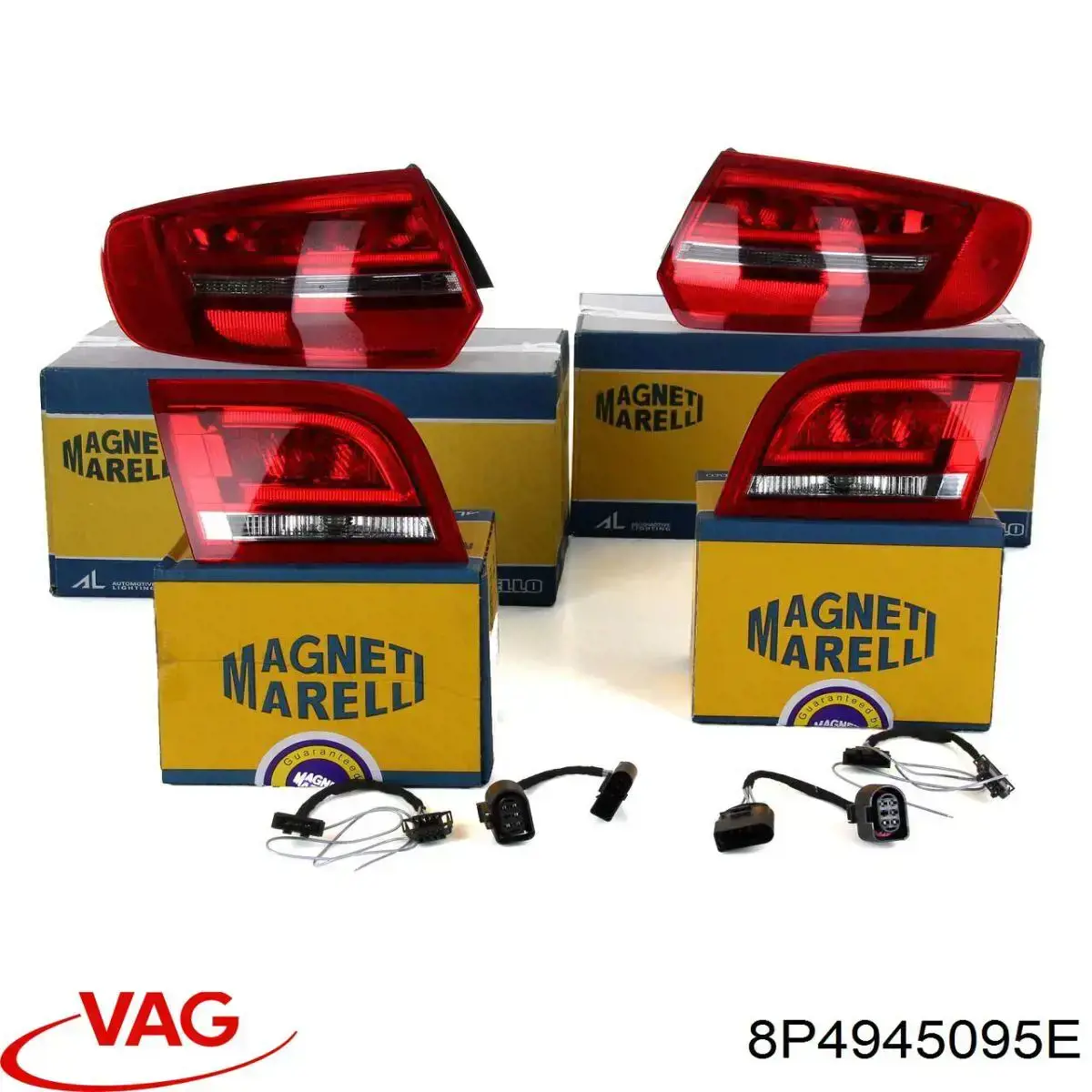 Задня ліва зовнішня фара VAG 8P4945095E ціна, від 116.86 USD