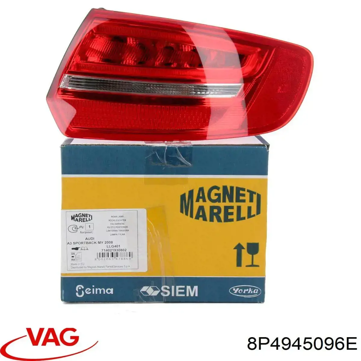 Ліхтар задній правий, зовнішній LLG401 Magneti Marelli