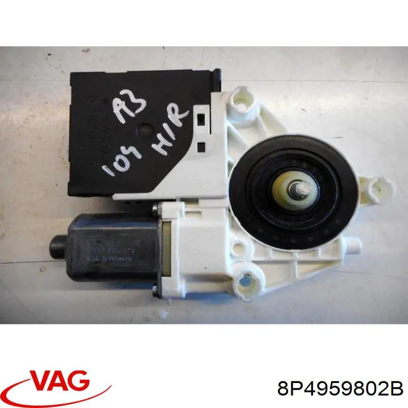 Мотор склопідйомника дверей задніх, правих VAG 8P4959802B ціна, від 25.33 USD