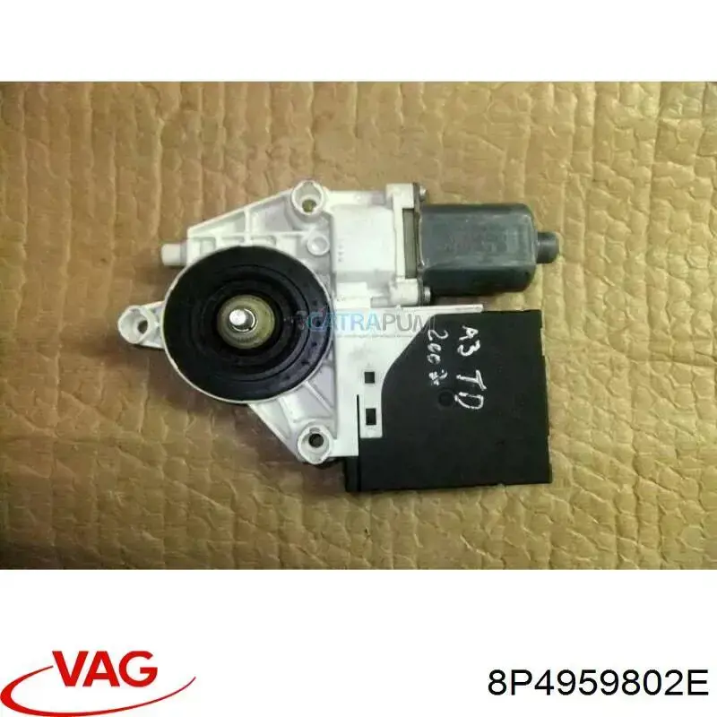 Купити 8P4959802E VAG Двигун стеклопод'емника двері задньої, правої