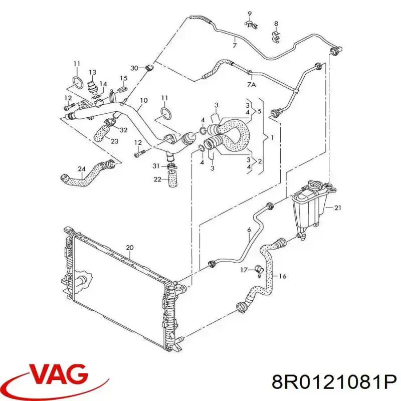  VAG 8R0121081P ціна, від 11.74 USD