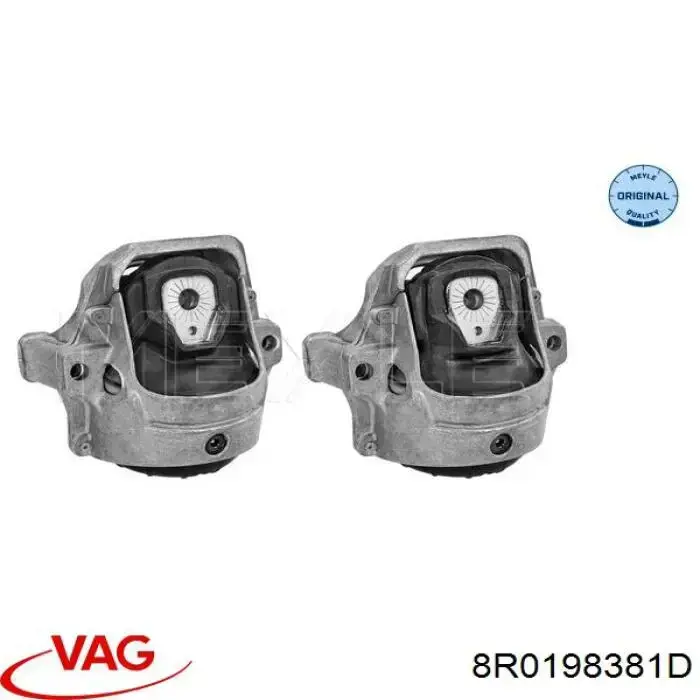 8R0198381D VAG Подушка (опора) двигуна, ліва/права