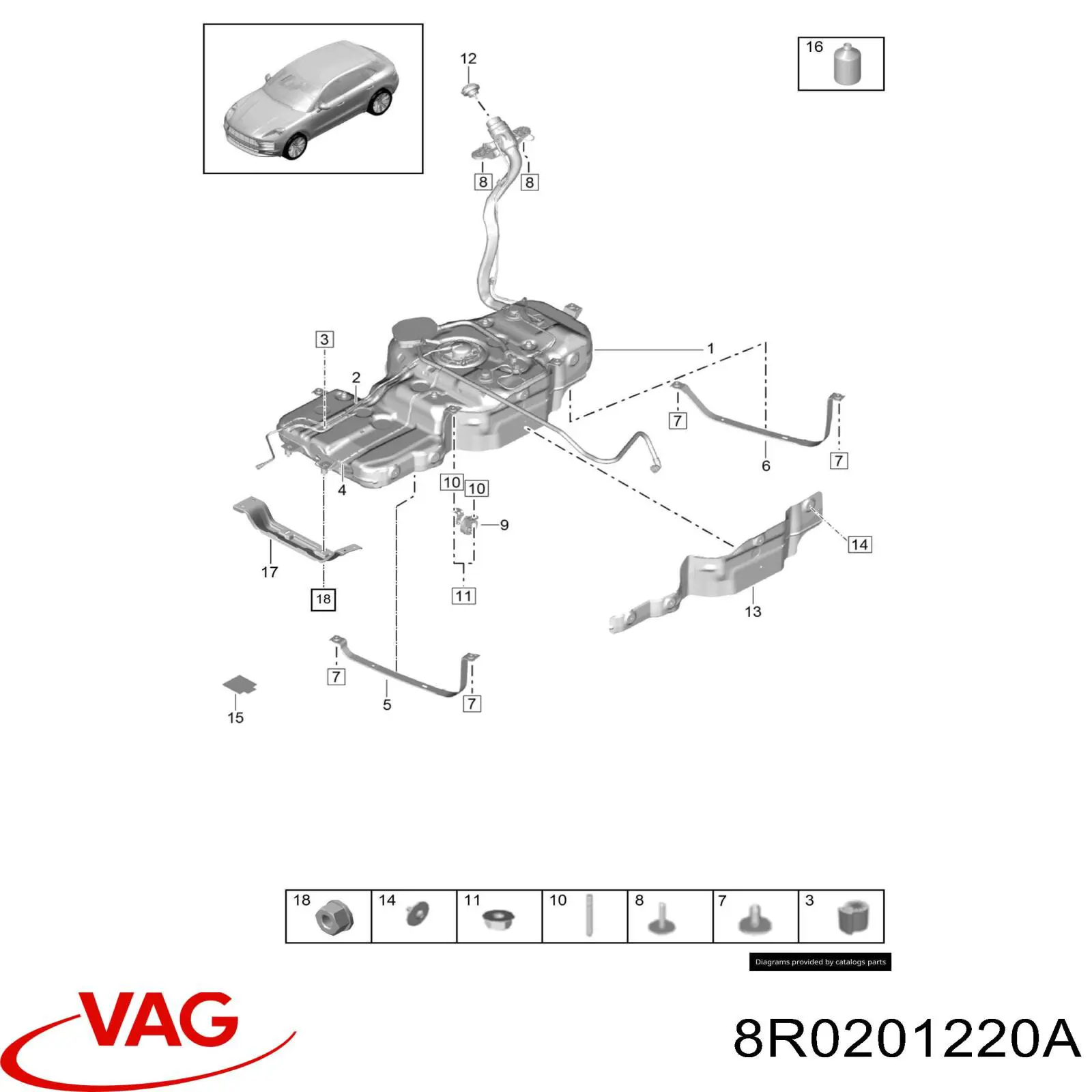  VAG 8R0201220A ціна, від 12.67 USD