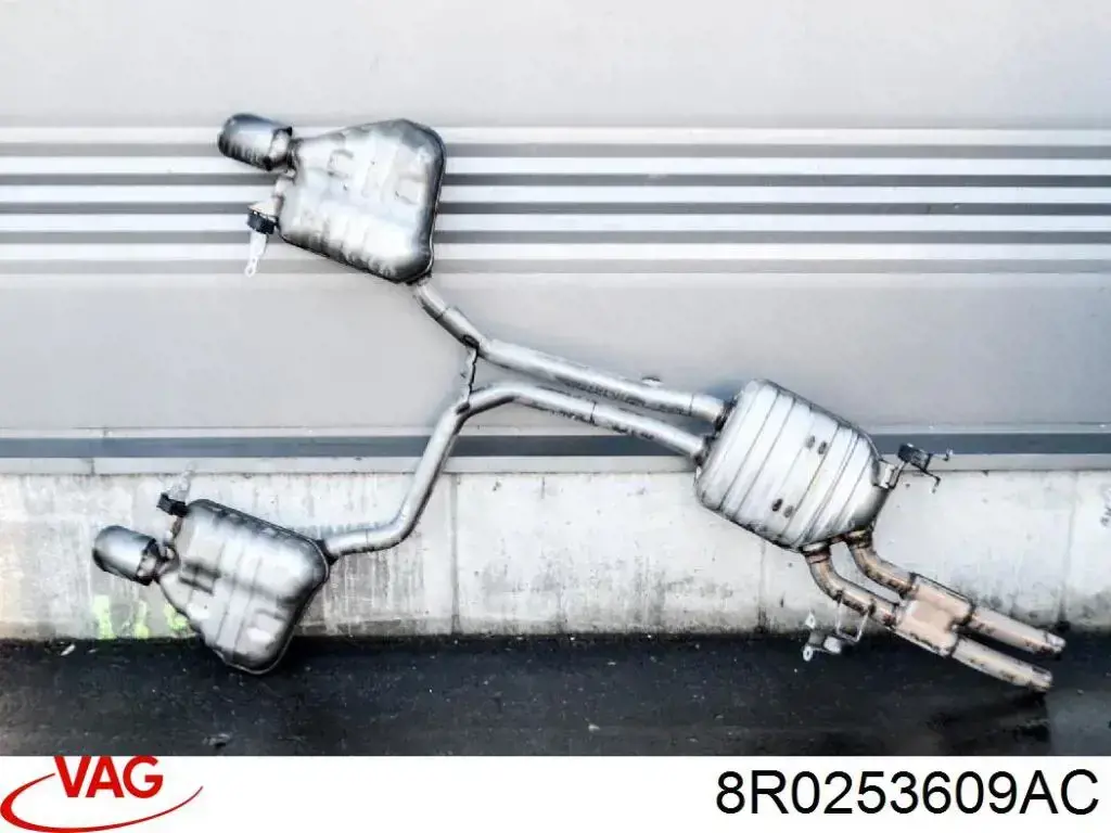 8R0253609AC VAG Глушник, задня частина