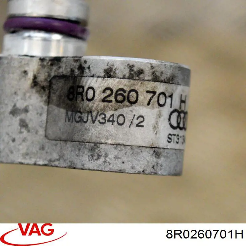 8R0260701H VAG Шланг кондиціонера, від компресора до радіатора