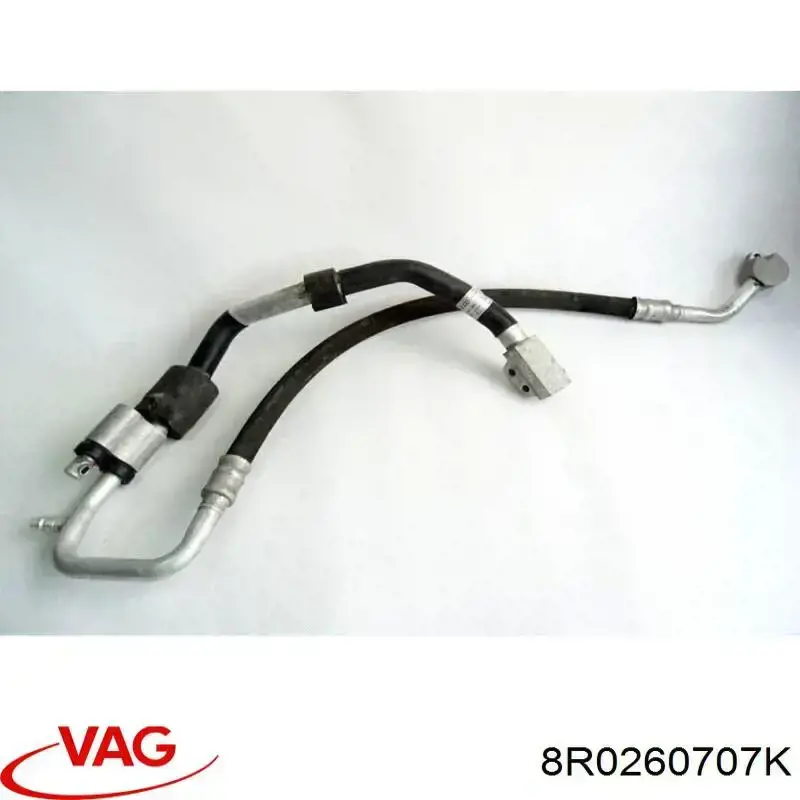 8R0260707K VAG Шланг кондиціонера, від випарника до компресора