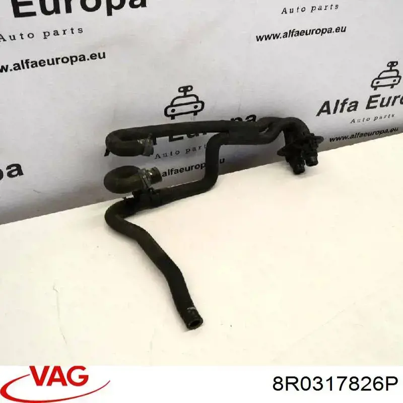 Трубка/шланг охолодження АКПП, подача 8R0317826P VAG