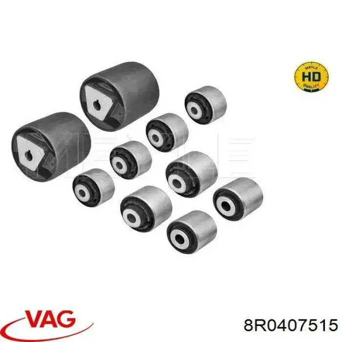 Сайлентблок переднього верхнього важеля 8R0407515 VAG