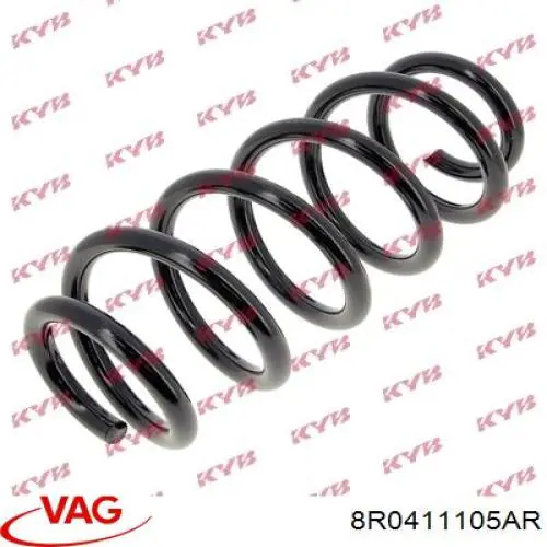 Пружина передня VAG 8R0411105AS ціна, від 22.86 USD