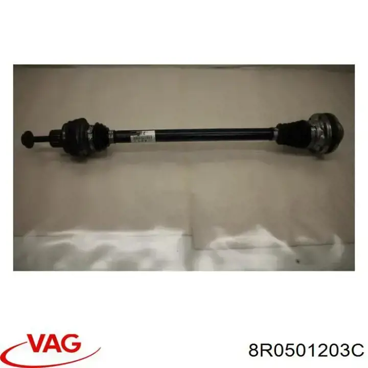 Піввісь задня 8R0501203C VAG