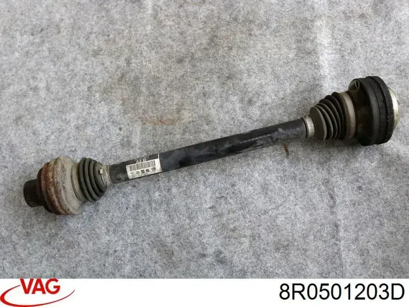 Піввісь задня, ліва 8R0501203D VAG