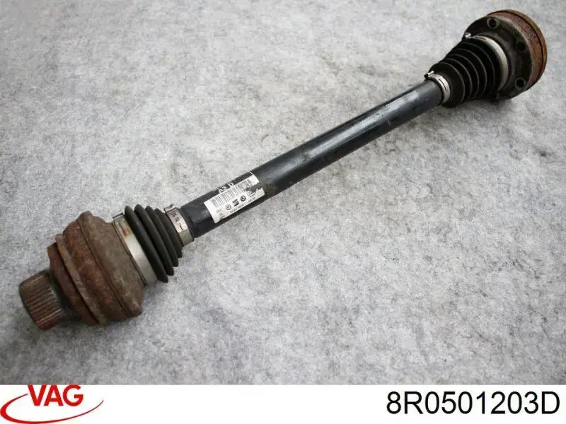 8R0501203D VAG Піввісь задня, ліва