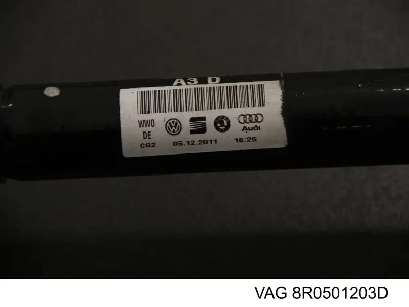 Піввісь задня, ліва 8R0501203D VAG