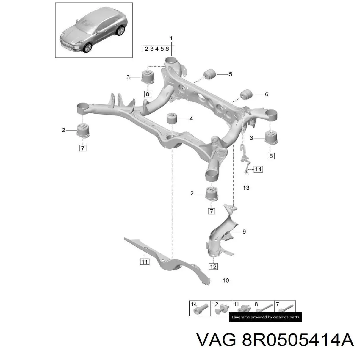  VAG 8R0505414A ціна, від 11.40 USD