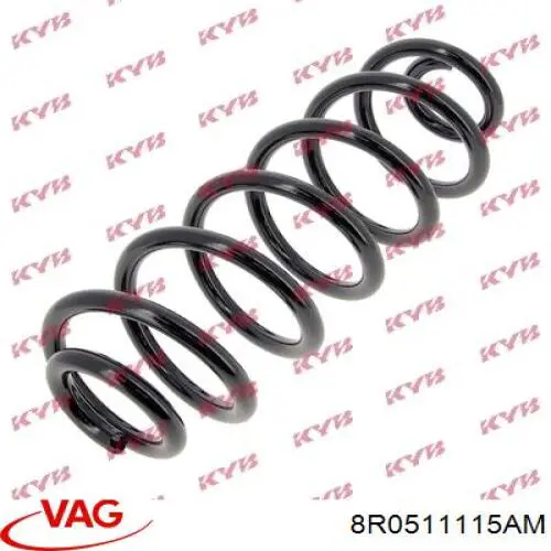 Пружина задня VAG 8R0511115AM ціна, від 19.54 USD