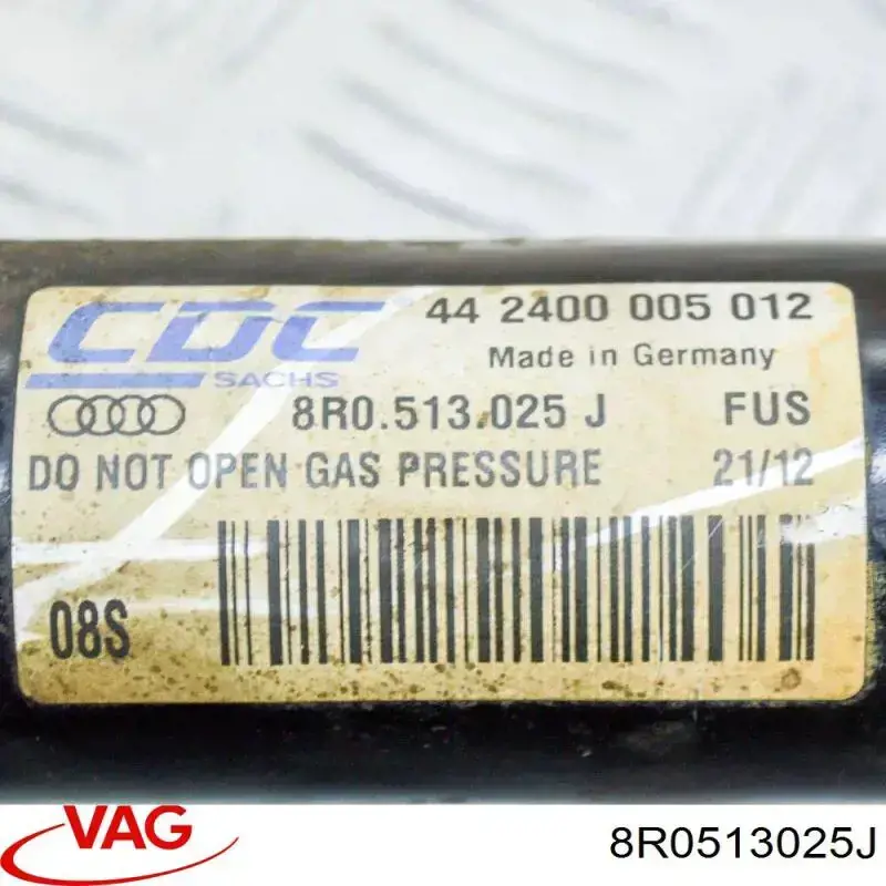 Амортизатор задній, лівий VAG 8R0513025K ціна, від 259.59 USD
