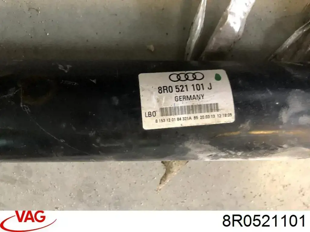 Кардан задній 8R0521101 VAG