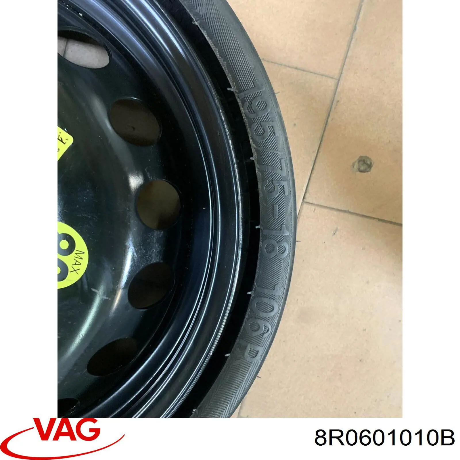 8R0601010B VAG Докатка, аварійне запасне колесо